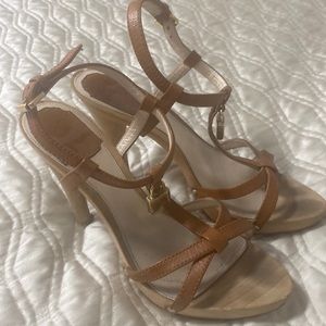 Christian Dior Wood Sandal SC. Size 7